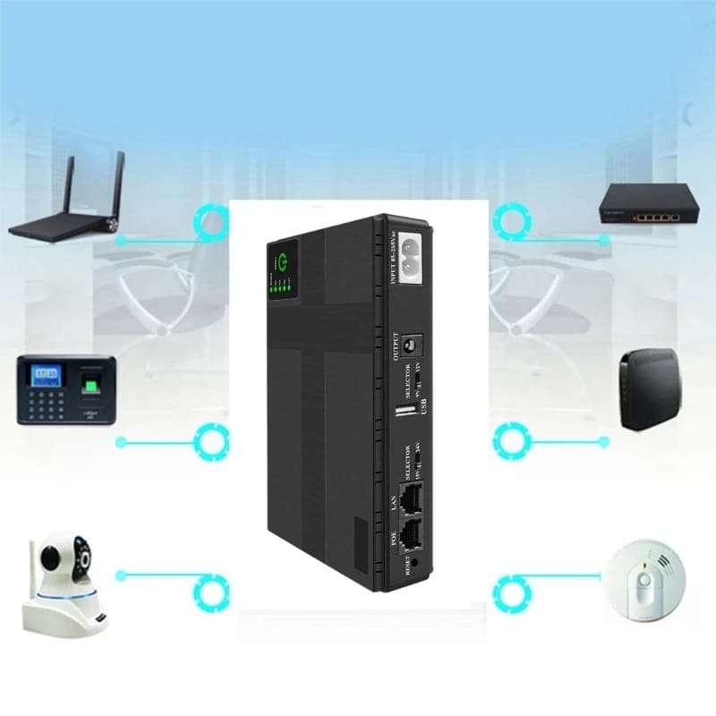 Mini Portable DC UPS 10400 mAh