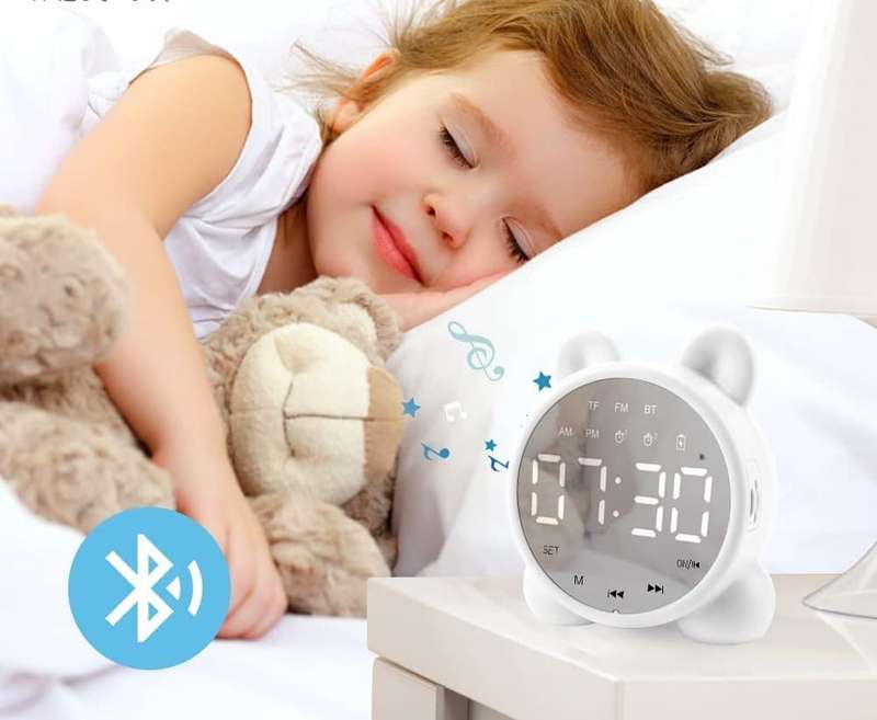 Bluetooth MP3 Alarm Clock with LCD Display