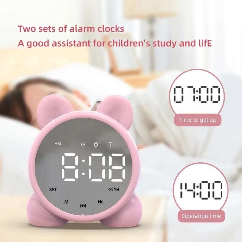 Bluetooth MP3 Alarm Clock with LCD Display