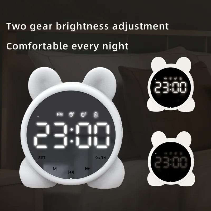Bluetooth MP3 Alarm Clock with LCD Display
