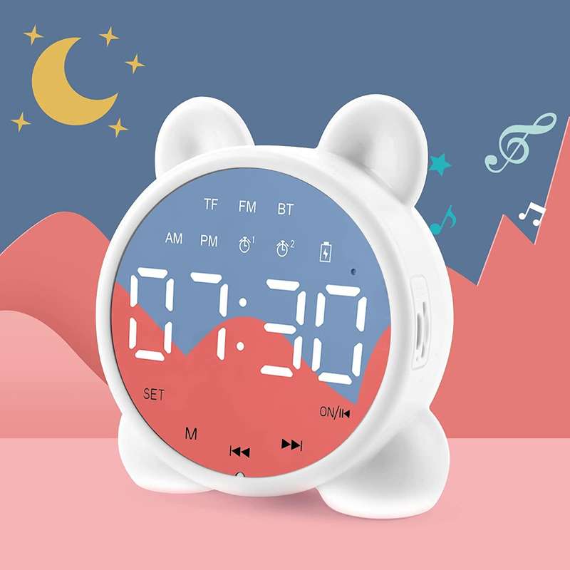 Bluetooth MP3 Alarm Clock with LCD Display