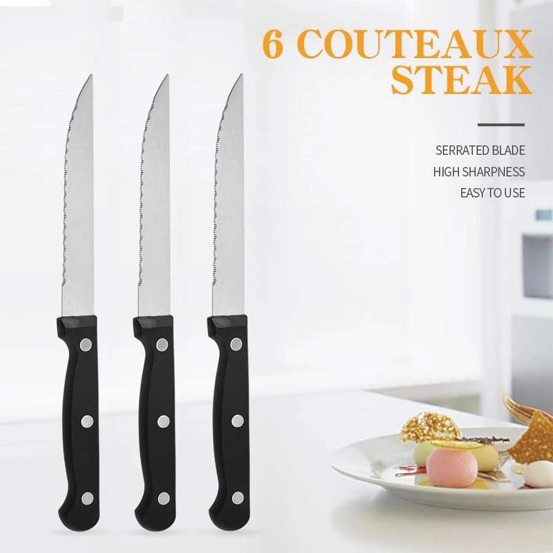 STEAK KNIFE SET-SET OF 6