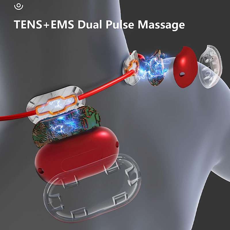 Pendant Shape Neck Massager 5 Mode With Heat