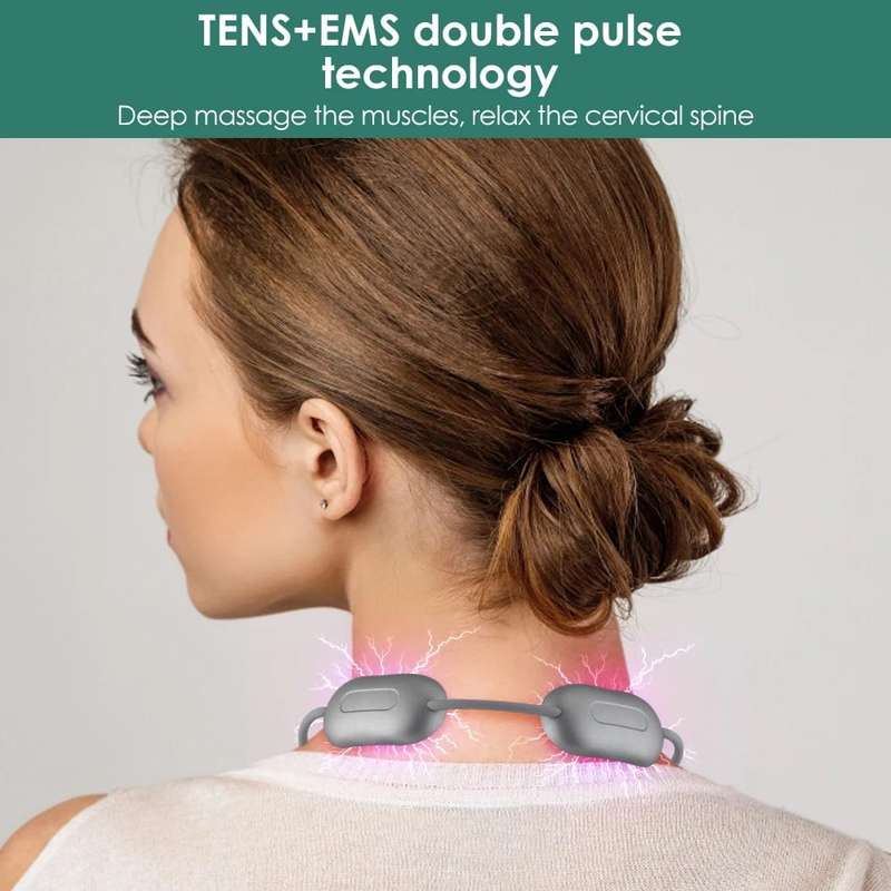 Pendant Shape Neck Massager 5 Mode With Heat
