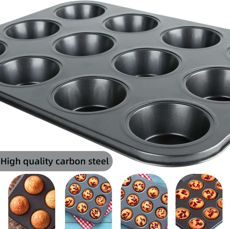 12 Cup Non Stick Cupcake Muffin Pan