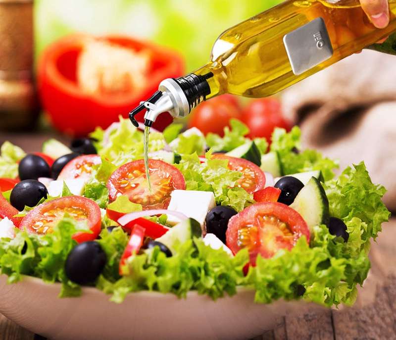 Glass Olive Oil Dispenser Bottles 4 X 500ml
