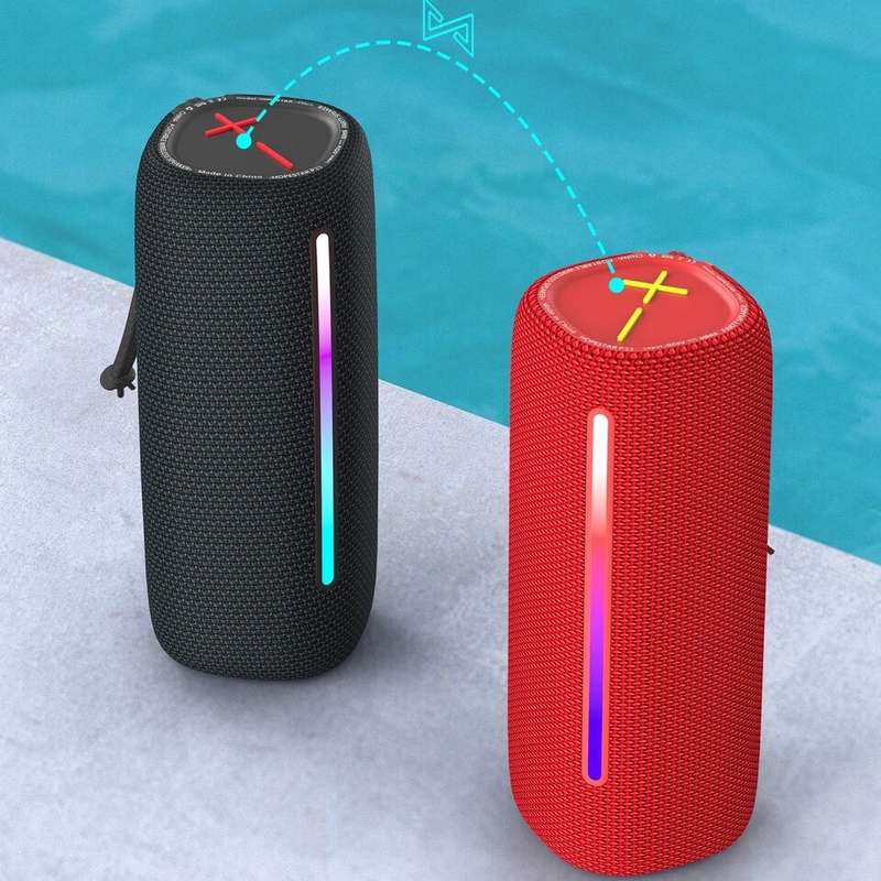 P5 Pro Waterproof Portable TWS Bluetooth Speaker With RGB Light Show