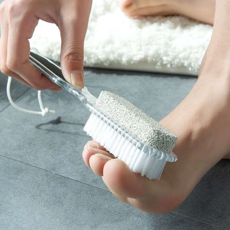 PUMICE STONE WITH BRUSH - PACK OF 2