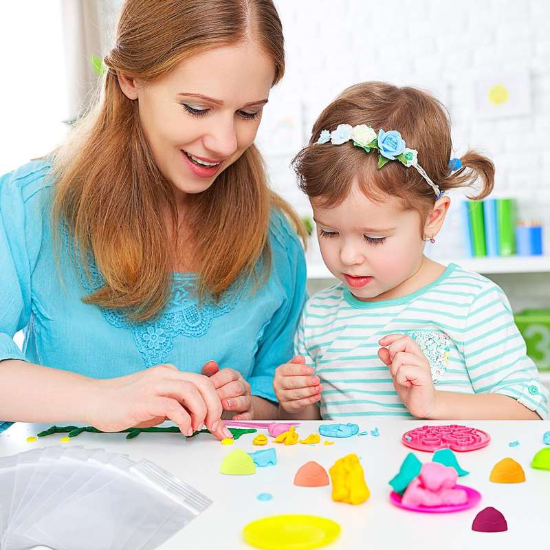 Pack Of 60 Playdough Air Clay Set
