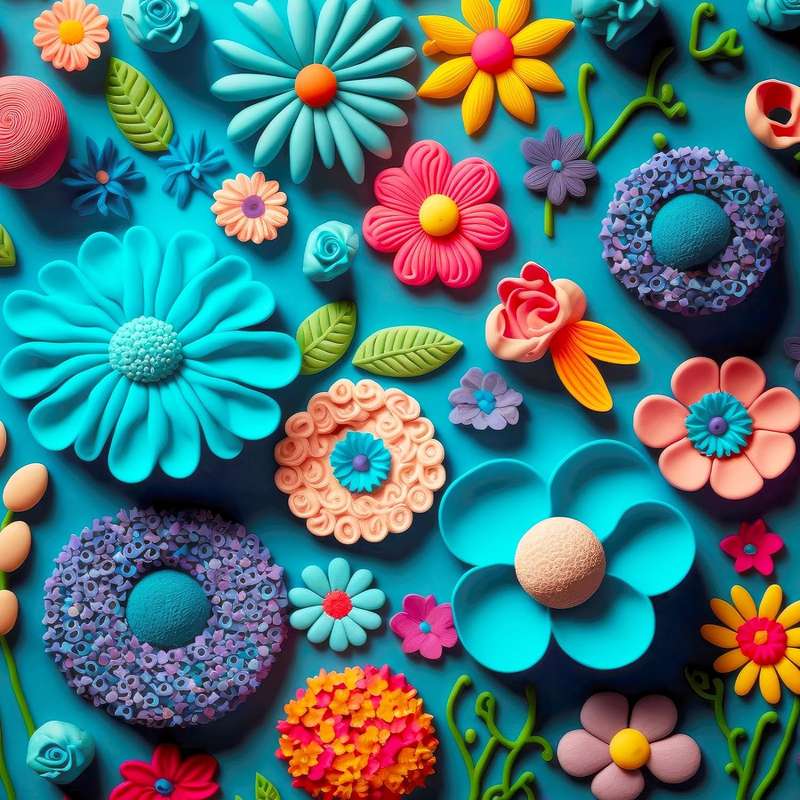 Pack Of 60 Playdough Air Clay Set