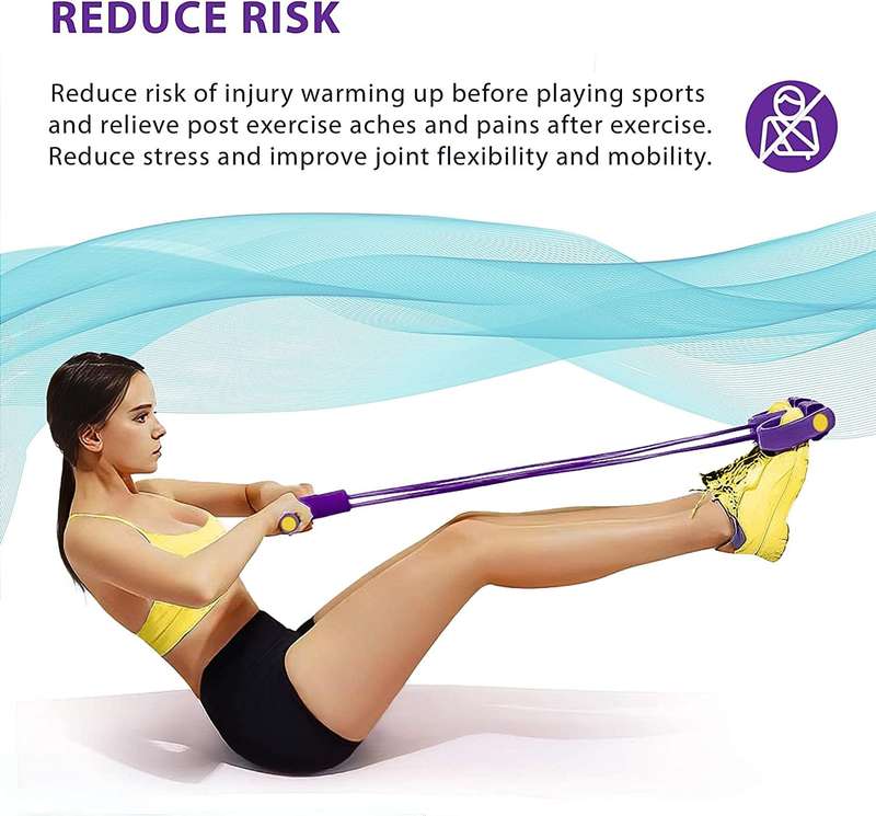 Pedal Resistance Band 4-Tube