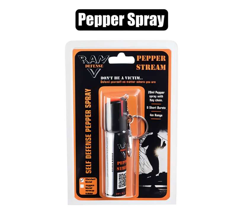 Pepper Spray Keyring  6 Bursts