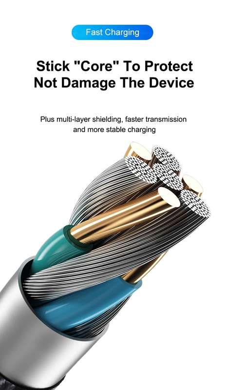 Phone Fast Charger USB Durable Cable 120w For Iphone or C Type 1 Meter