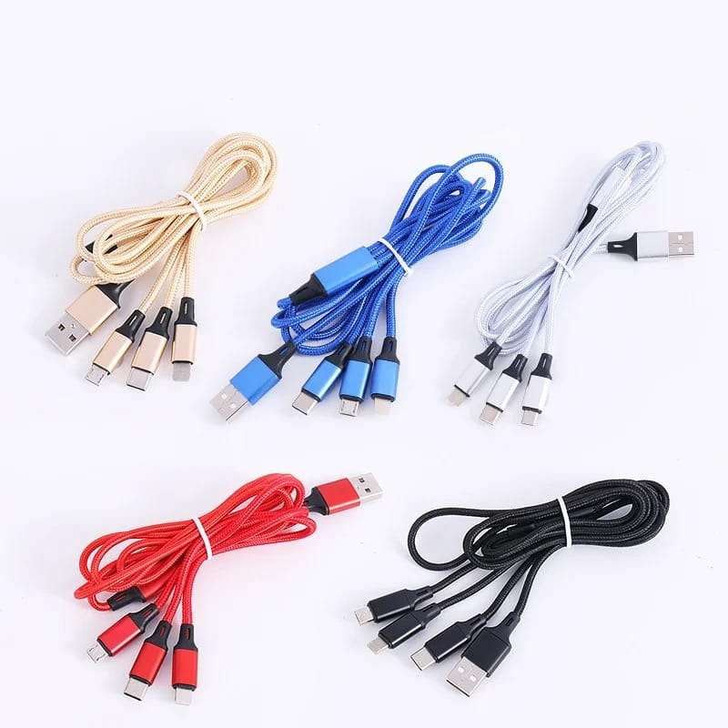 Phone and Android USB Universal Fast Charging Cable 3 in 1