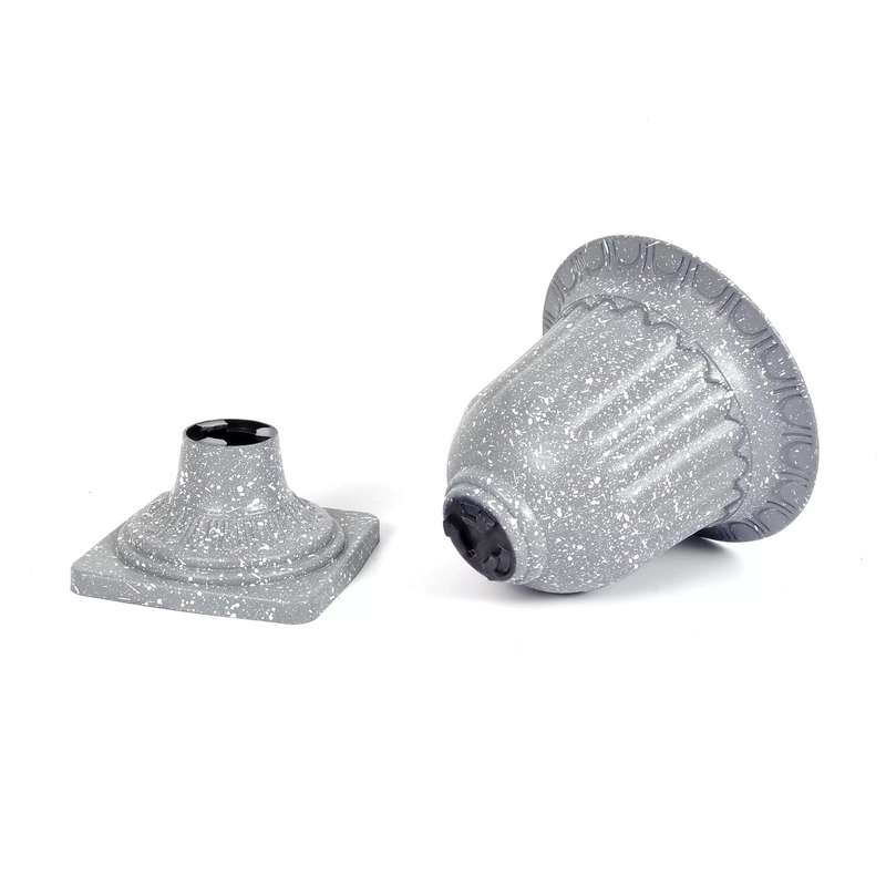 Planter pot 24x20 Urn Shape Plastic Grey