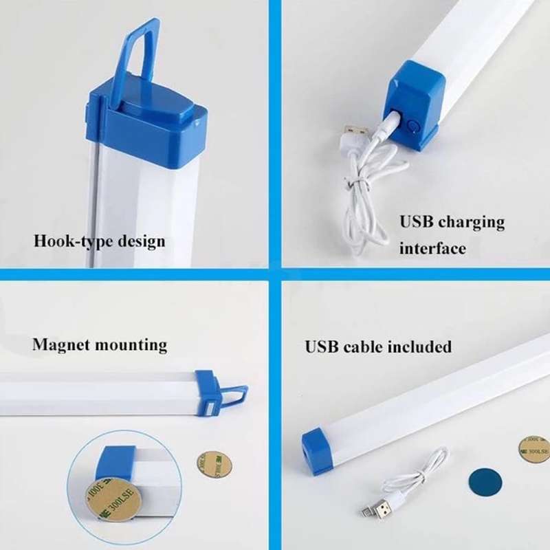 Rechargeable LED Lights Loadshedding Tube Light 52cm