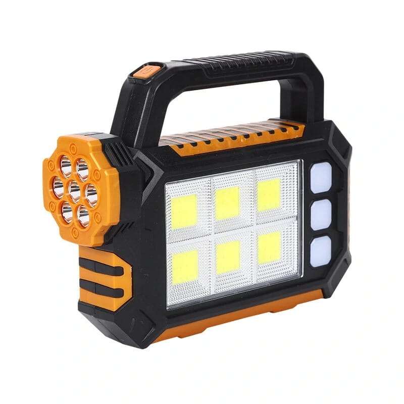 Portable 3 IN 1 Solar USB Rechargeable Power Bank LED Work Light