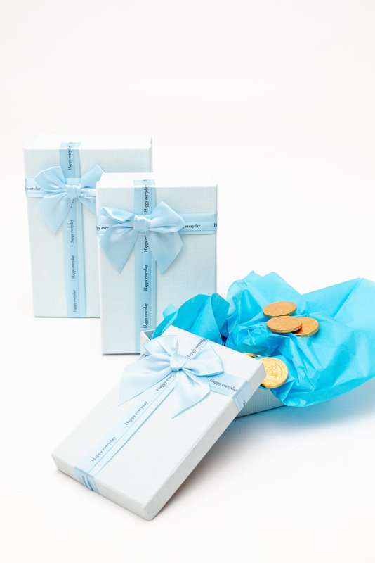 Senza 3 Piece Empty Gift Box With Lid & Ribbon
