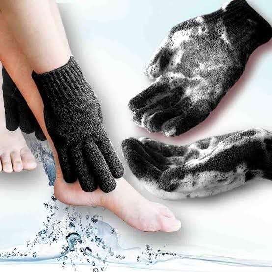 Shower Exfoliating Scrub Gloves Body - Pack Of 2