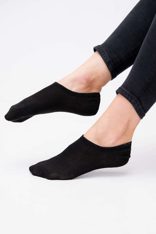 Pack Of 5 Senza Unisex Secret Socks Cotton Blend Sox