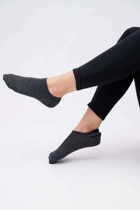 Pack Of 5 Senza Unisex Secret Socks Cotton Blend Sox