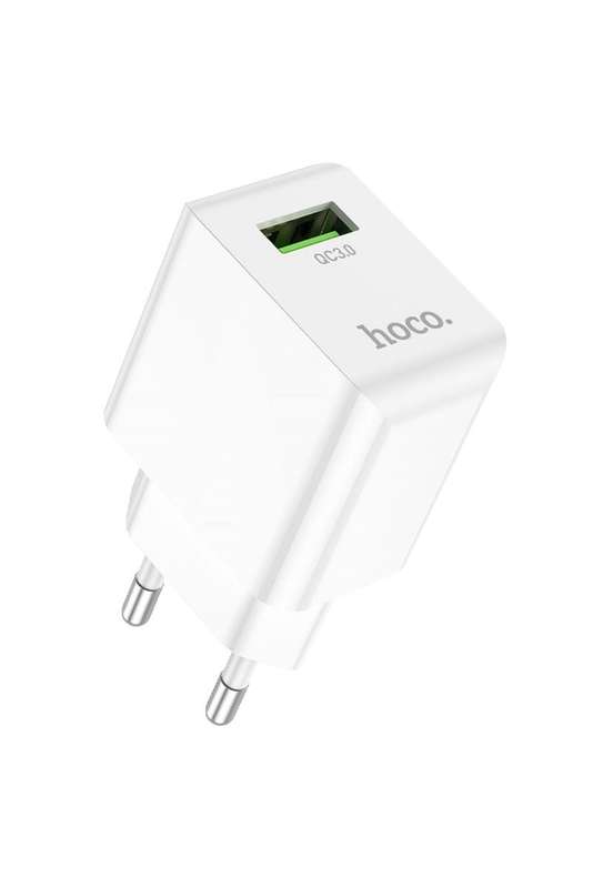 Single Port 18W QC3.0 Usb Quick Charger White