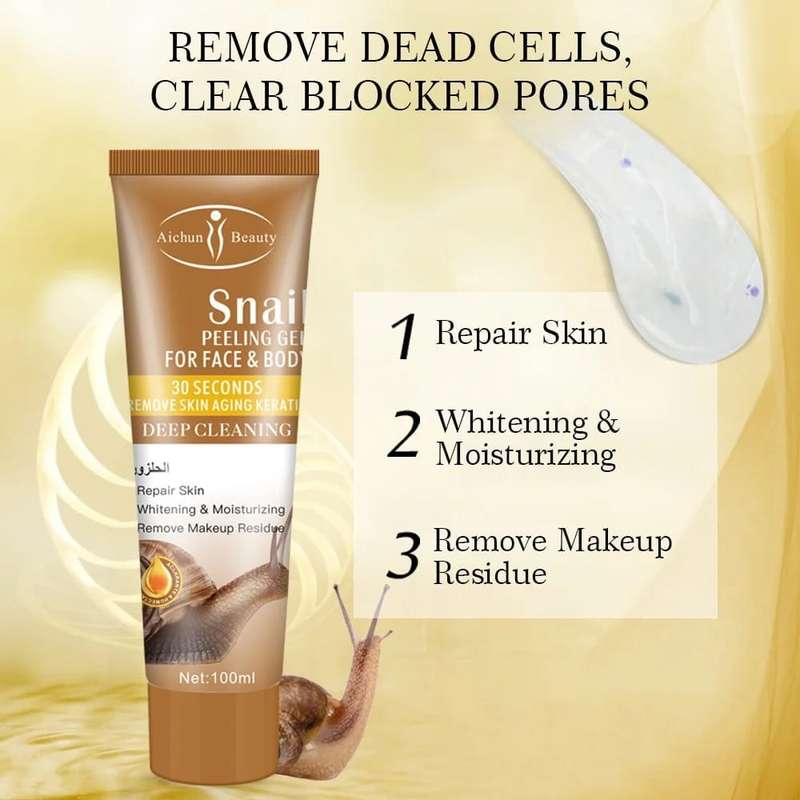 Snail Deep Cleaning Peeling Gel For Face and Body