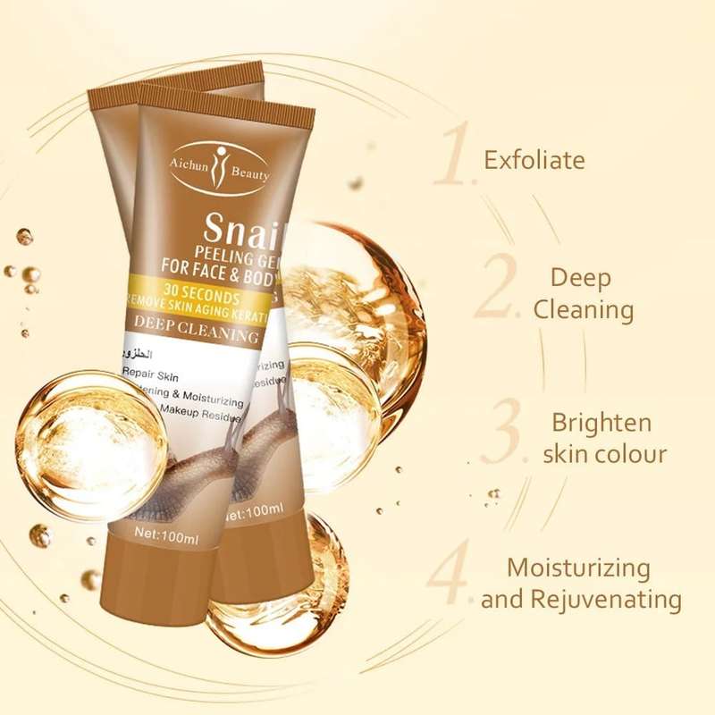 Snail Deep Cleaning Peeling Gel For Face and Body
