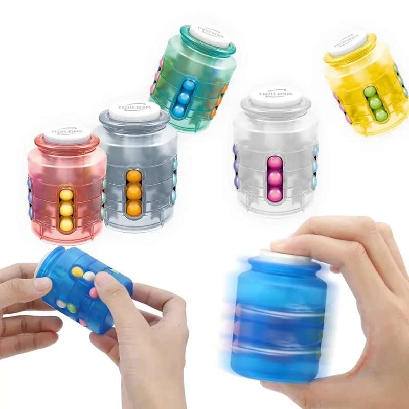 Soda Can Shaped Hand Spinner Finger Gyro Decompression Toy for Children and Adults