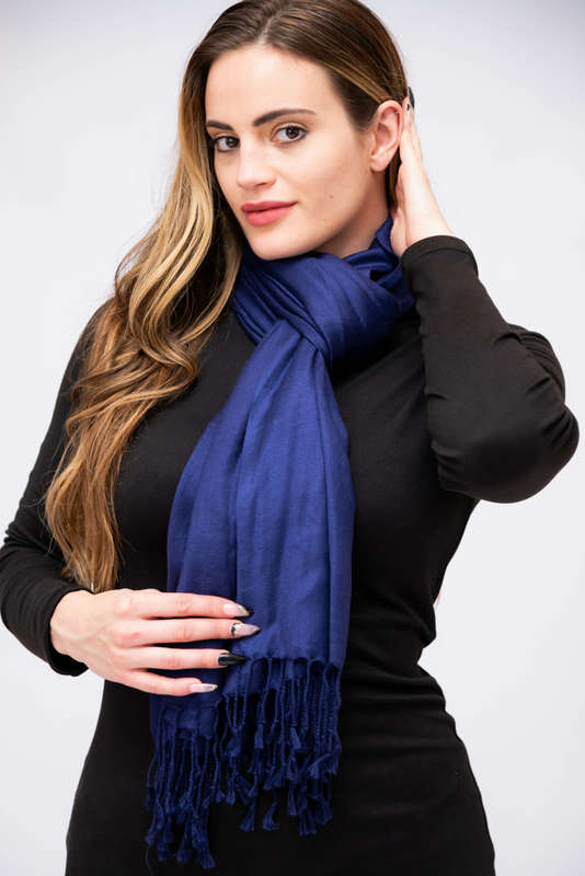 Soft Fringe Light Weight Winter Scarf Shawl