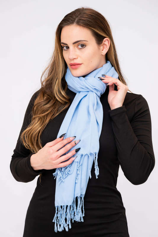 Soft Fringe Light Weight Winter Scarf Shawl
