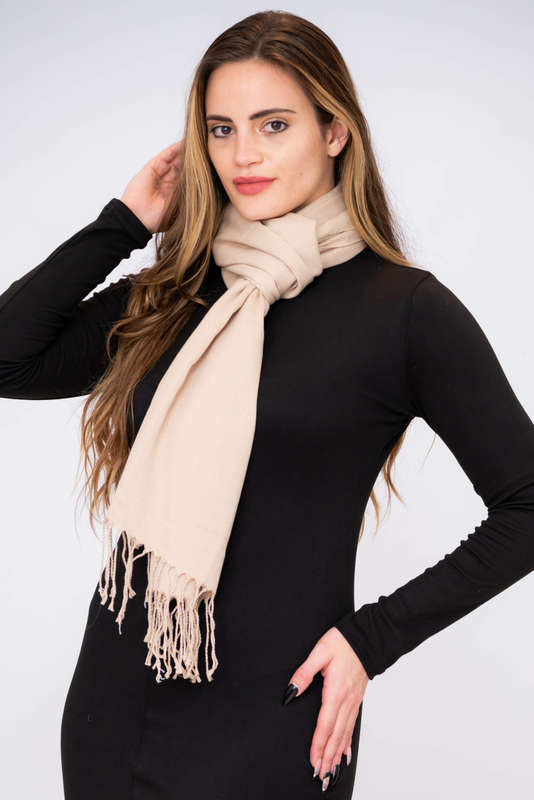 Soft Fringe Light Weight Winter Scarf Shawl
