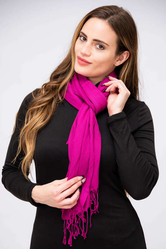 Soft Fringe Light Weight Winter Scarf Shawl
