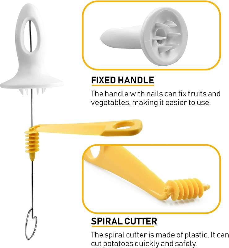 Spiral Potato Cutter Tornado Slicer Set