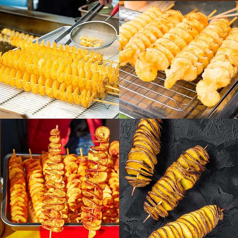 Spiral Potato Cutter Tornado Slicer Set