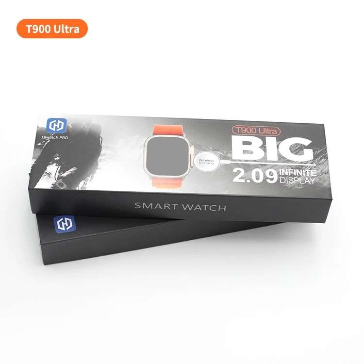 Smartwatch Fitness Tracker T900 Ultra Black Big Infinite