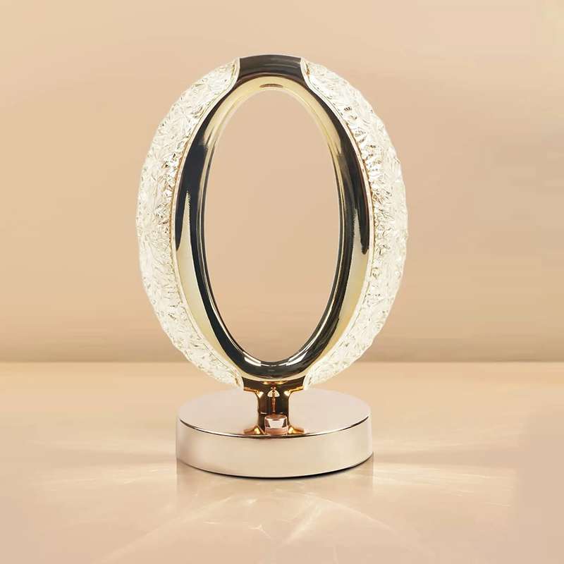 Touch Control Crystal Rechargeable Table Desk Lamp
