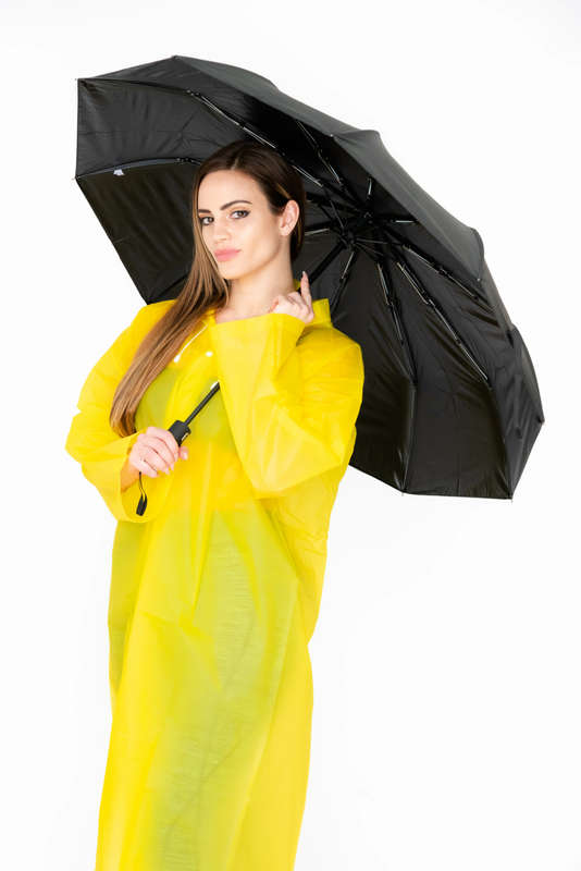 Travel Compact Automatic Close Umbrella Black