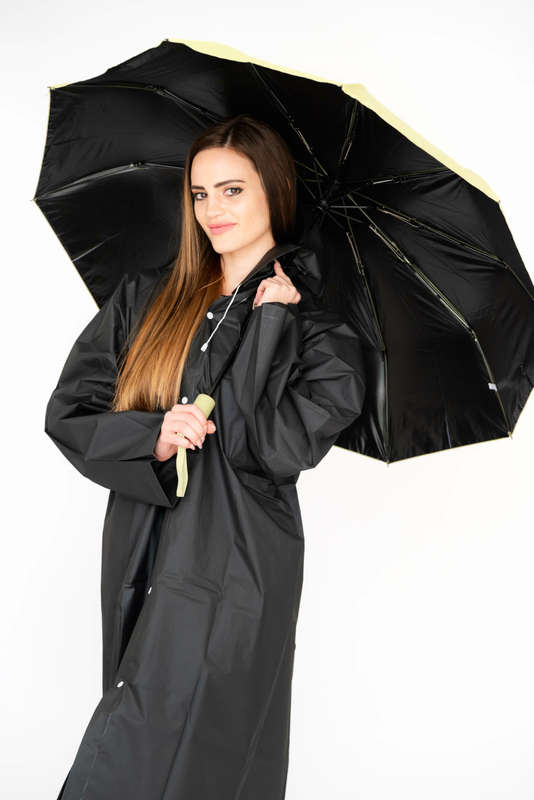 Travel Compact Automatic Close Umbrella Lime