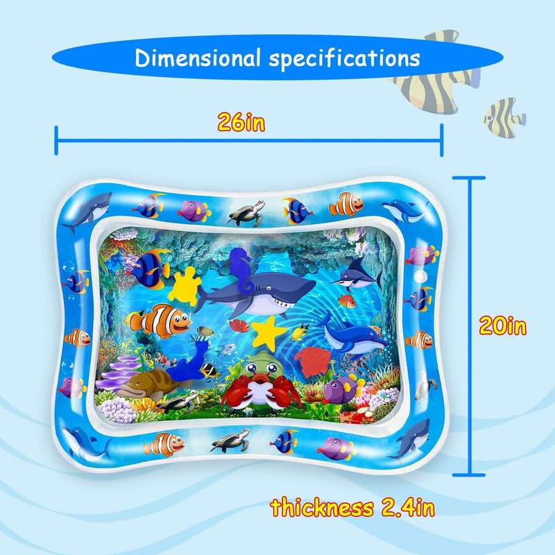 Senza Tummy Time Mat Premium Baby Water Pool Mat