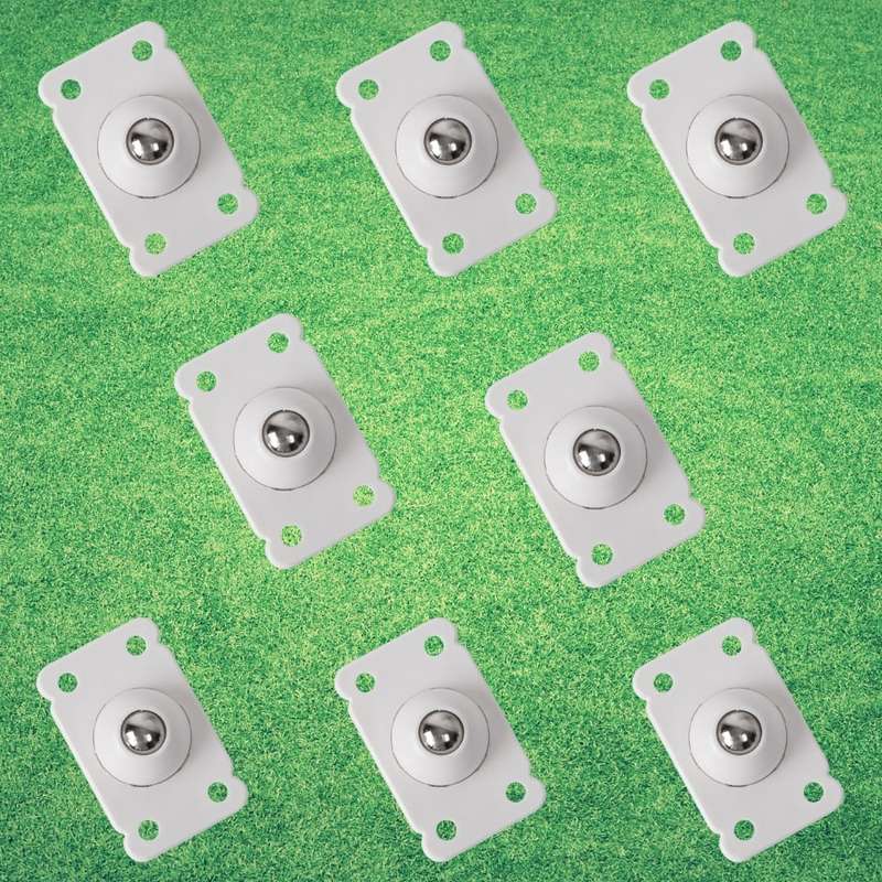 Universal Wheels Casters Self Adhesive 8 Pieces 360 Degrees 