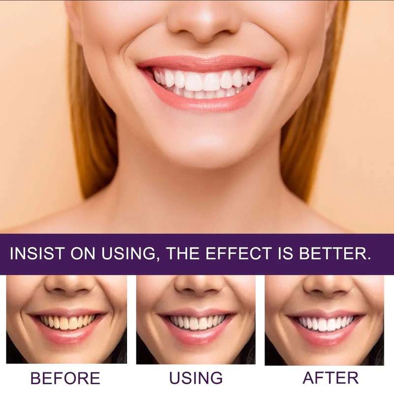 V34 Purple Corrector Teeth Whitening Toothpaste 50ml