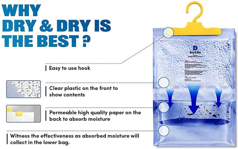 PACK OF 2-UNIVERSAL DEHUMIDIFIER FOR HOME
