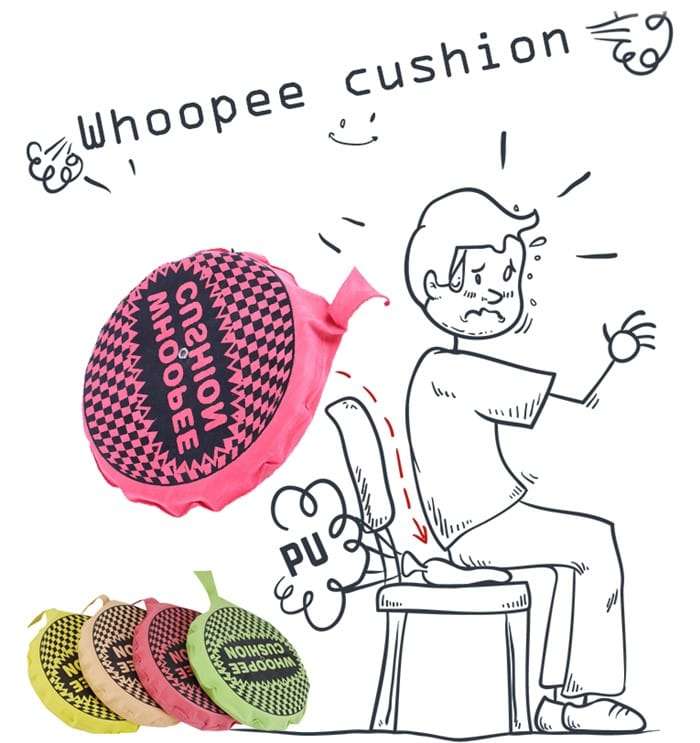 PACK OF 2-Whoopee Cushion-Jokes-Gags