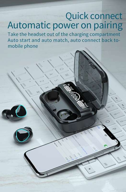Wireless Earbuds With Power Bank M10 For IOS & Android