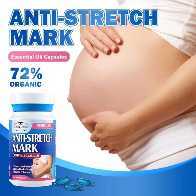 Anti Stretch Mark Essential Oil Capsules Box Of 90