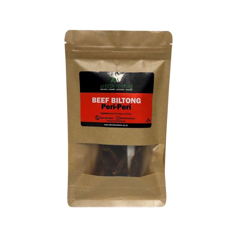 Halal Beef Billtong 2x 90 Gram Packs Peri Peri