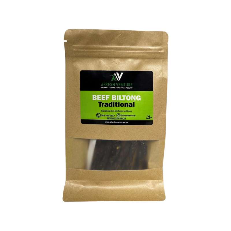 Halal Beef Billtong 2x 90 Gram Packs Traditional