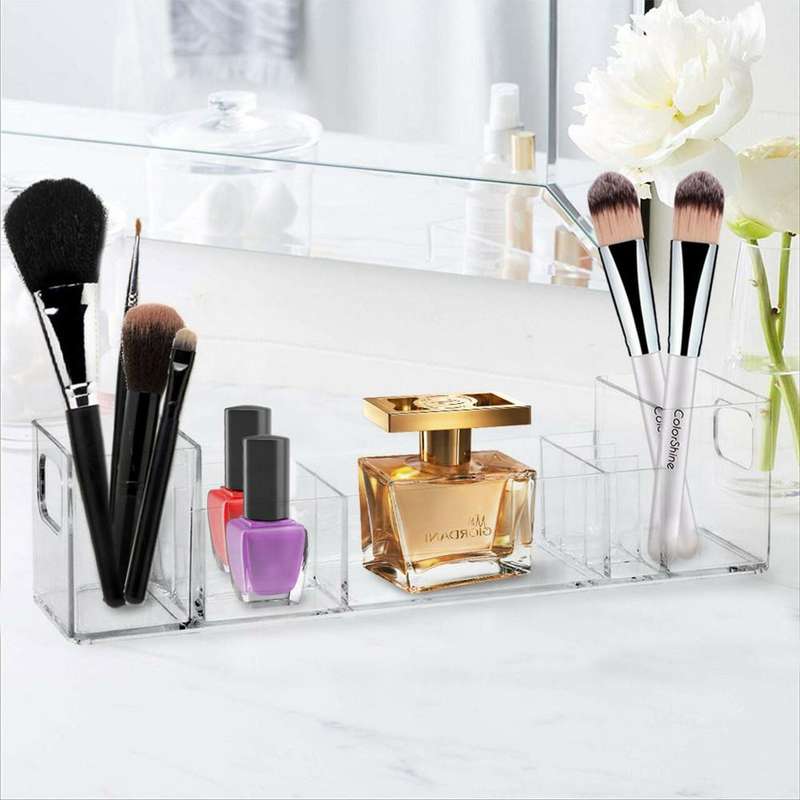 Acrylic Makeup Organiser 305 x 78 x 75 mm