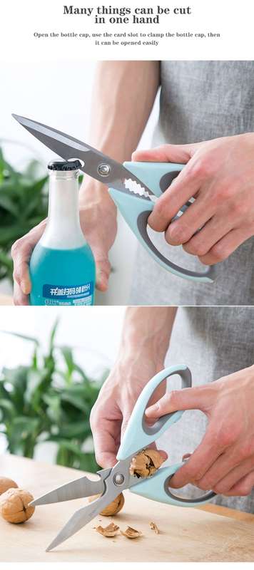 Multifunctional magnetic refrigerator scissors stainless steel